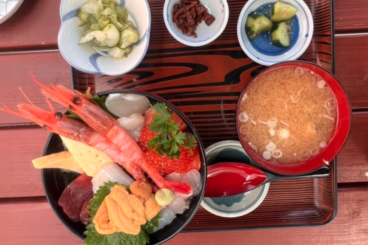 祝津マリーナ食堂の朝食