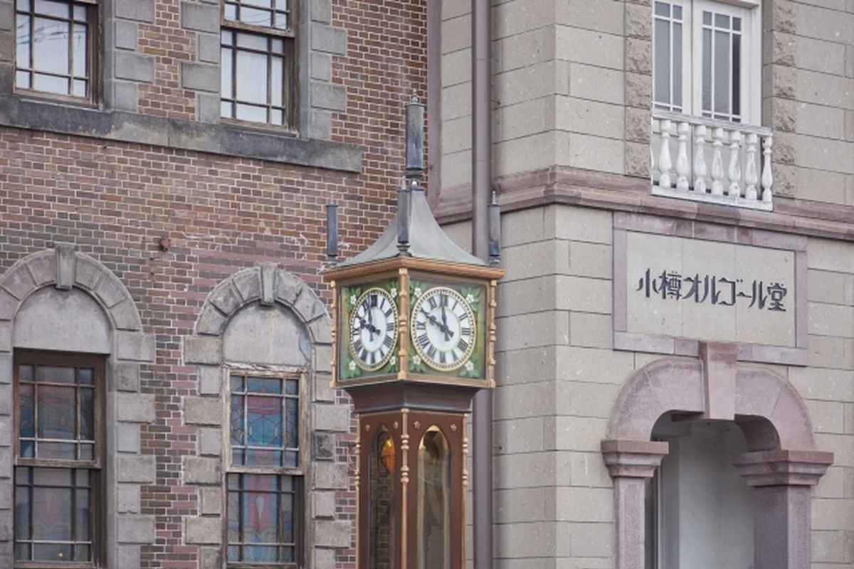 小樽オルゴール堂と蒸気時計
